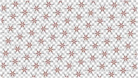 Red and White Decorative Star Pattern Texture Illustrazione stock