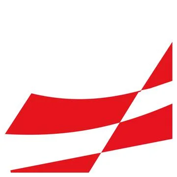 Red and white design that represents the Indonesian flag Stock Illustration
