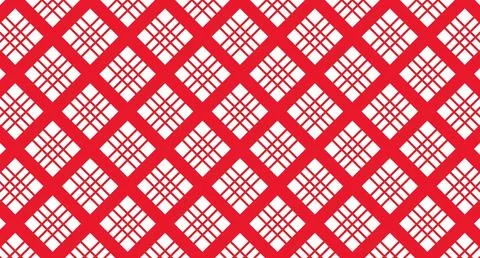 Red and white diagonal stripes background vector. Candy cane pattern Stock Illustration