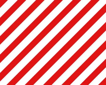 Red and white diagonal stripes background vector. Candy cane pattern イラスト素材