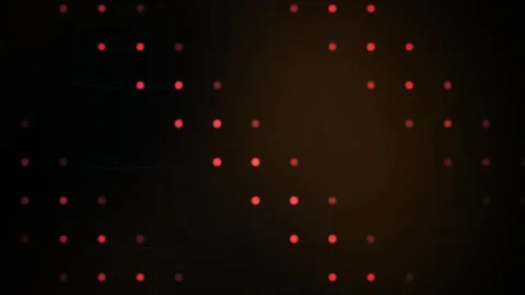 Red and white dots on black background. Stock Footage 335115287