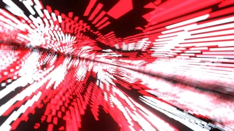 Red and White Dramatic Dynamic Abstract Background VJ Loop l 4K Stock Footage 296009566