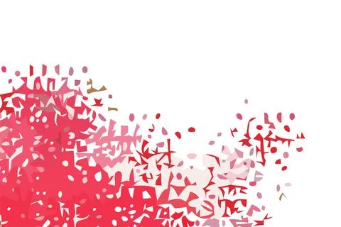 Red and white dynamic background. Abstract vector. Modern geometric design. 2 Stock Illustration