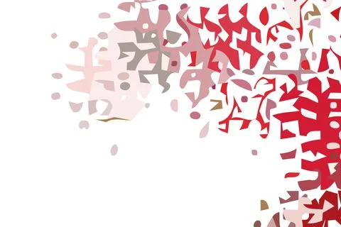 Red and white dynamic background. Abstract vector. Modern geometric design. 2 Stock Illustration