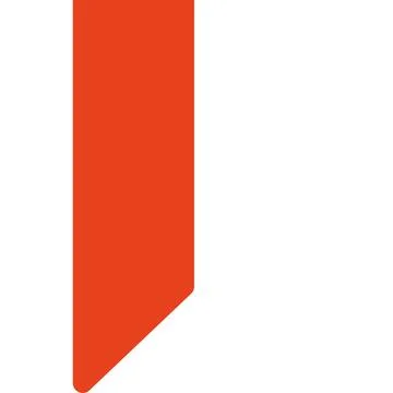 Red and white flag Stock Illustration