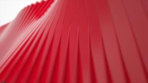 Red and white geometric tech abstract motion design. Stock. Modern background of Stock Illustration
