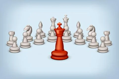 Red and white Stock Illustration