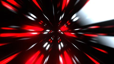 Red and White Infinity Neon Abstract Tunnel Background VJ Loop l 4K Stock Footage 296908539