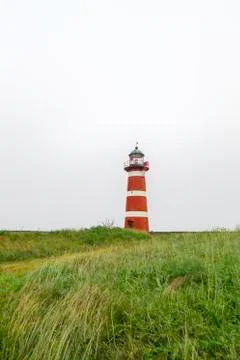 Red and White Lighthouse Stock Photos