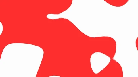 Red and white liquid smoothly flows and blends into each other Vídeos de archivo 326638063