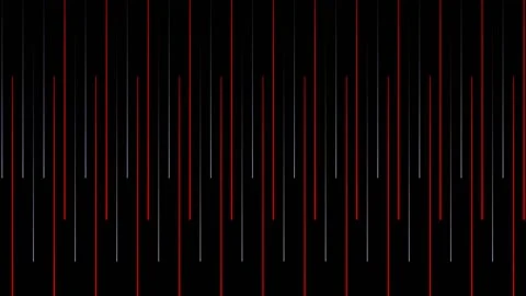 Red and White Minimal Cyberpunk Pattern Neon Rods Background VJ Loop in 4K Stock Footage 344099703