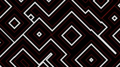 Red and White mosaic Background August 2021 H.264 4K Stock Footage 158074415
