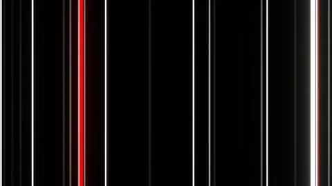 Red and White Motion in the Dark Through Flashing Lines Background VJ Loop i Video stock 344100261