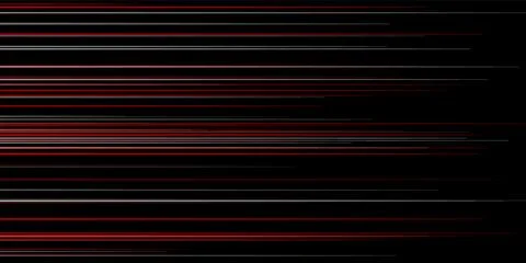 Red and white neon glowing lines abstract futuristic modern background Stock Illustration