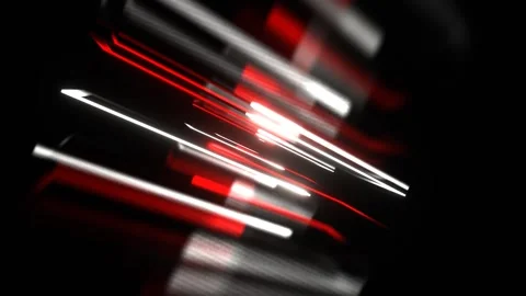 Red and White Neon Rectangular Shapes Rotated Background VJ Loop in 4K Stock Footage 323861382