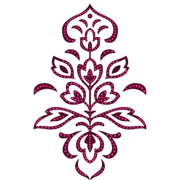 A red and white pattern on a white background Stock Illustration