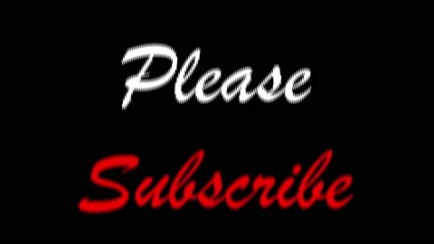 Red and white please subscribe animation Stock Footage 158863035