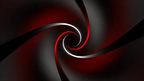 Red and White Reverse Spiral Neon Tunnel Background VJ Loop in 4K Stock Footage 261143534