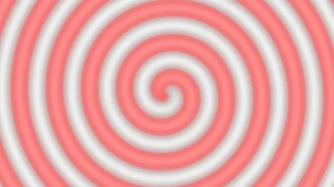 Red and white spiral Stock Footage 124783336