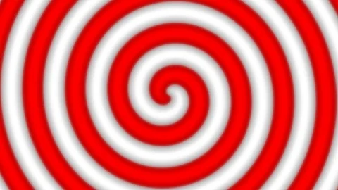 Red and white spiral Stock Footage 124783391