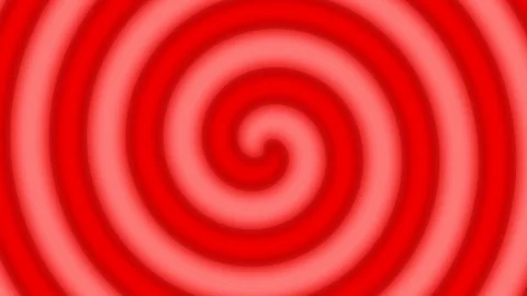 Red and white spiral Stock Footage 124783686