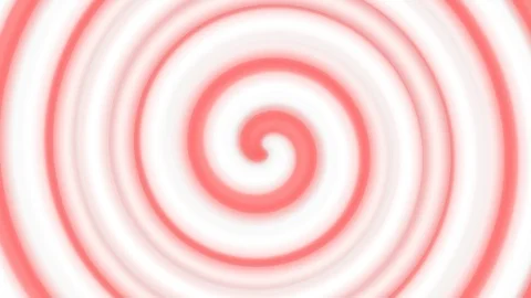 Red and white spiral Stock Footage 124783741