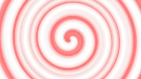 Red and white spiral Stock Footage 124783765