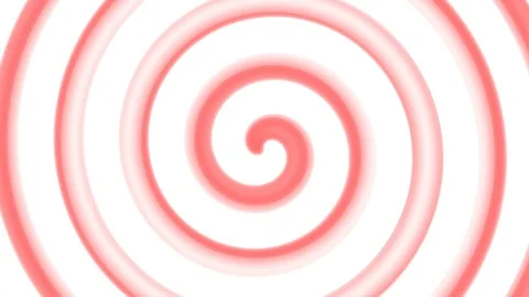 Red and white spiral Stock Footage 124784597