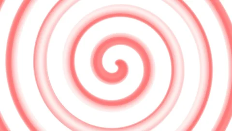 Red and white spiral Stock Footage 124784643