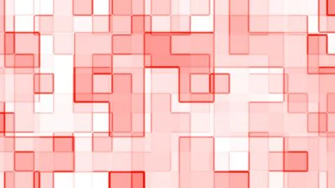 Red and white square geometry background with structured pattern and minima.. Stock Illustration