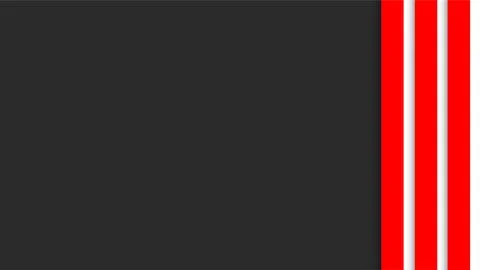 Red and white stripe border on dark gray background for Indonesian independ.. Stock Illustration