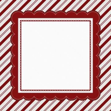 Red and White Striped Candy Cane Striped Background Stock Illustration