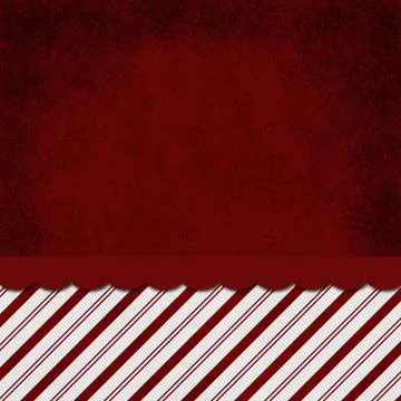 Red and White Striped Candy Cane Striped Grunge Background Stock Illustration