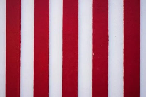 Red and white vertical stripes background pattern. An abstract colorful striped Stock Photos