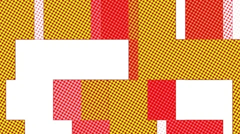 Red and Yellow Abstract square Texture Stock Footage 45789467