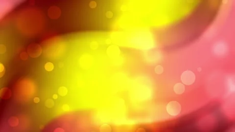 Red and yellow blurred background with bright circles suitable for vibrant Video stock 301368360