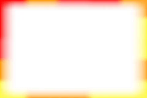 Red and yellow border rectangle blur and smooth white for background banner a Ilustración de archivo
