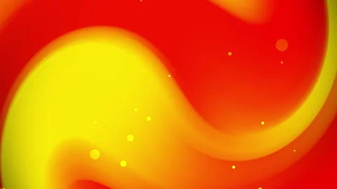 Red and yellow gradient background with white dots Stock Footage 281484397