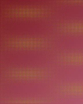 Red and yellow halftone dot pattern background for creative graphic design .. Illustrazione stock