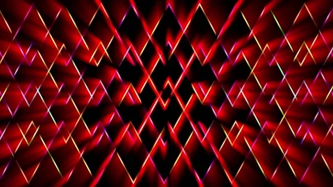 Red and yellow lines VJ loop Stock Footage 158149697