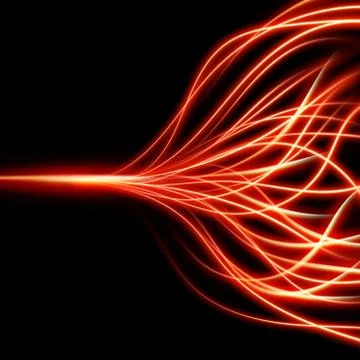 Red and yellow rays. EPS 10 스톡 일러스트