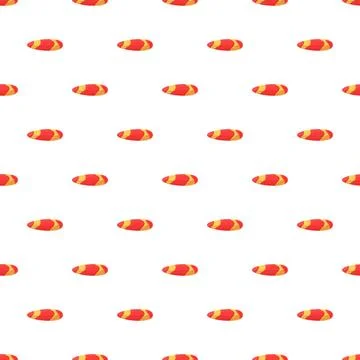 Red and yellow surfboard pattern for summer sports background Stock Illustration