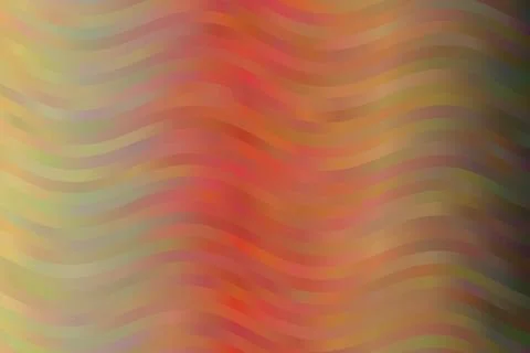 Red and yellow waves vector background. Stock Illustration