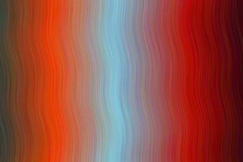 Red and yellow waves vector background. Stock Illustration