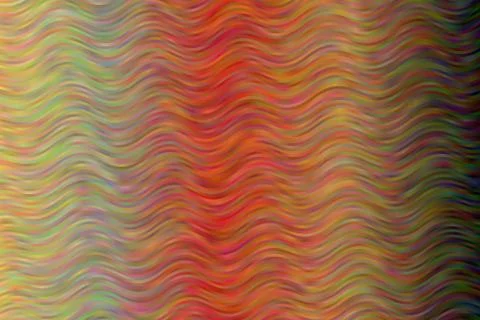 Red and yellow waves vector background. Stock Illustration