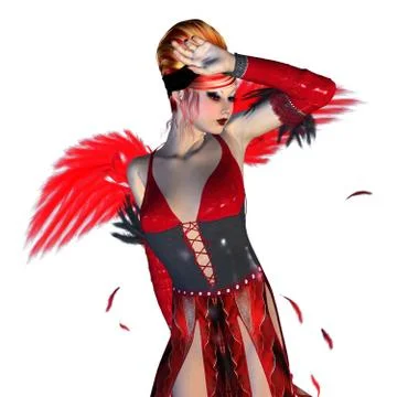 Red angel イラスト素材