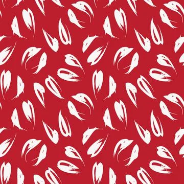 Red Animal Leopard Seamless Pattern Background 스톡 일러스트