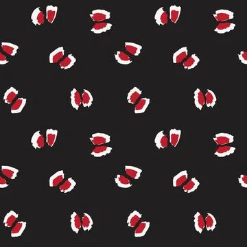 Red Animal Leopard Seamless Pattern Background 스톡 일러스트