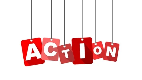 Red animation action 스톡 동영상 101715778