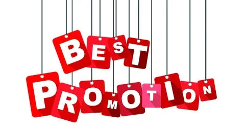 Red animation best promotion Stock Footage 101118215